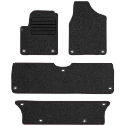 Volkswagen Sharan I 7 vietų 1998-2010 Veliūriniai kilimėliai MAX-DYWANIK