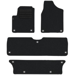 Volkswagen Sharan I 7 vietų 1998-2010 Veliūriniai kilimėliai MAX-DYWANIK