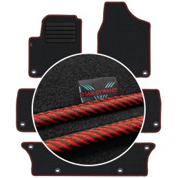 Volkswagen Sharan I 7 vietų 1998-2010 Veliūriniai kilimėliai MAX-DYWANIK