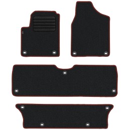 Volkswagen Sharan I 7 vietų 1998-2010 Veliūriniai kilimėliai MAX-DYWANIK