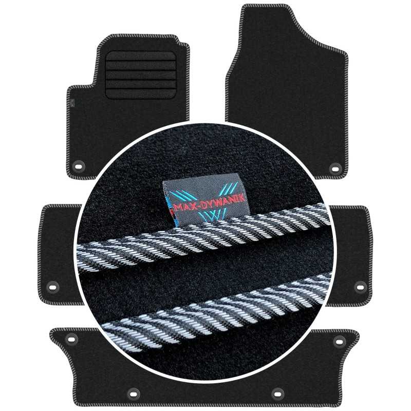 Volkswagen Sharan I 7 vietų 1998-2010 Veliūriniai kilimėliai MAX-DYWANIK