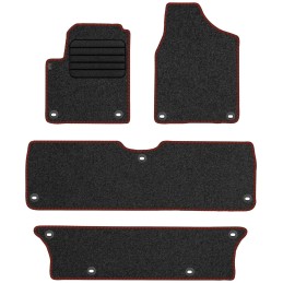 Volkswagen Sharan I 7 vietų 1998-2010 Veliūriniai kilimėliai MAX-DYWANIK