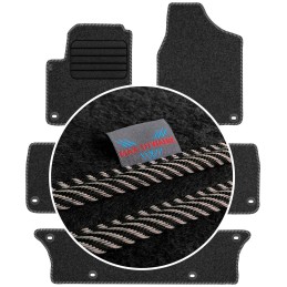 Volkswagen Sharan I 7 vietų 1998-2010 Veliūriniai kilimėliai MAX-DYWANIK