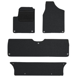 Volkswagen Sharan I 7 vietų 1998-2010 Veliūriniai kilimėliai MAX-DYWANIK