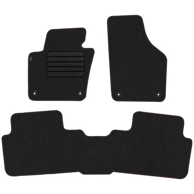 Volkswagen Sharan II 5 vietų 2010- Veliūriniai kilimėliai MAX-DYWANIK