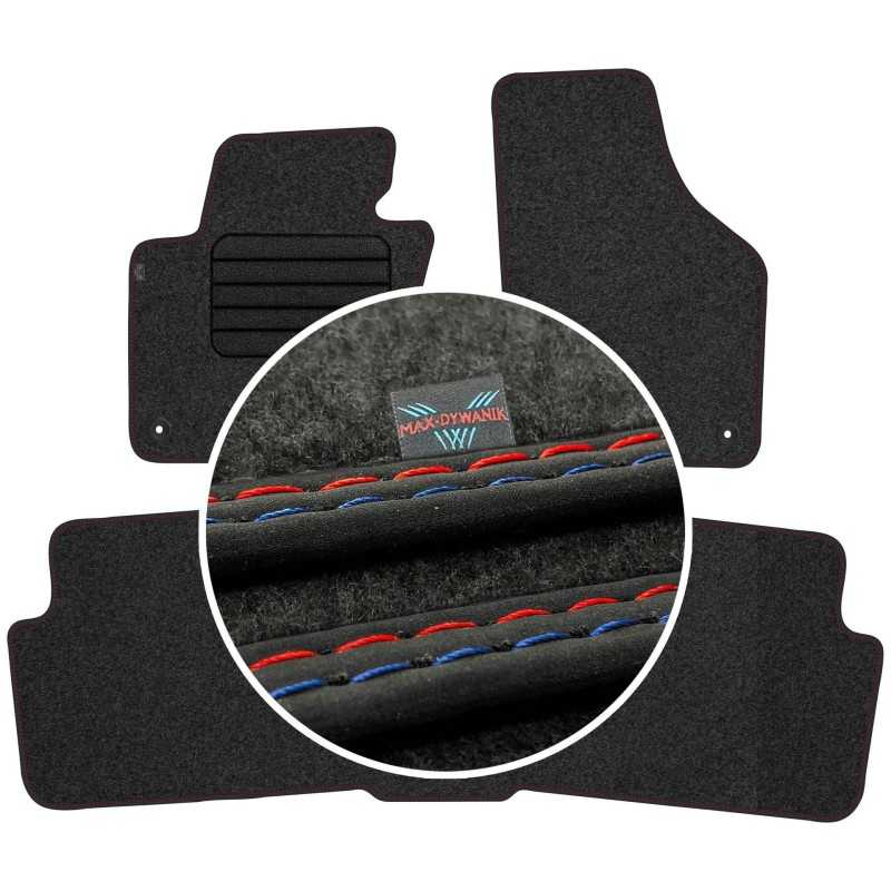 Volkswagen Sharan II 5 vietų 2010- Veliūriniai kilimėliai MAX-DYWANIK