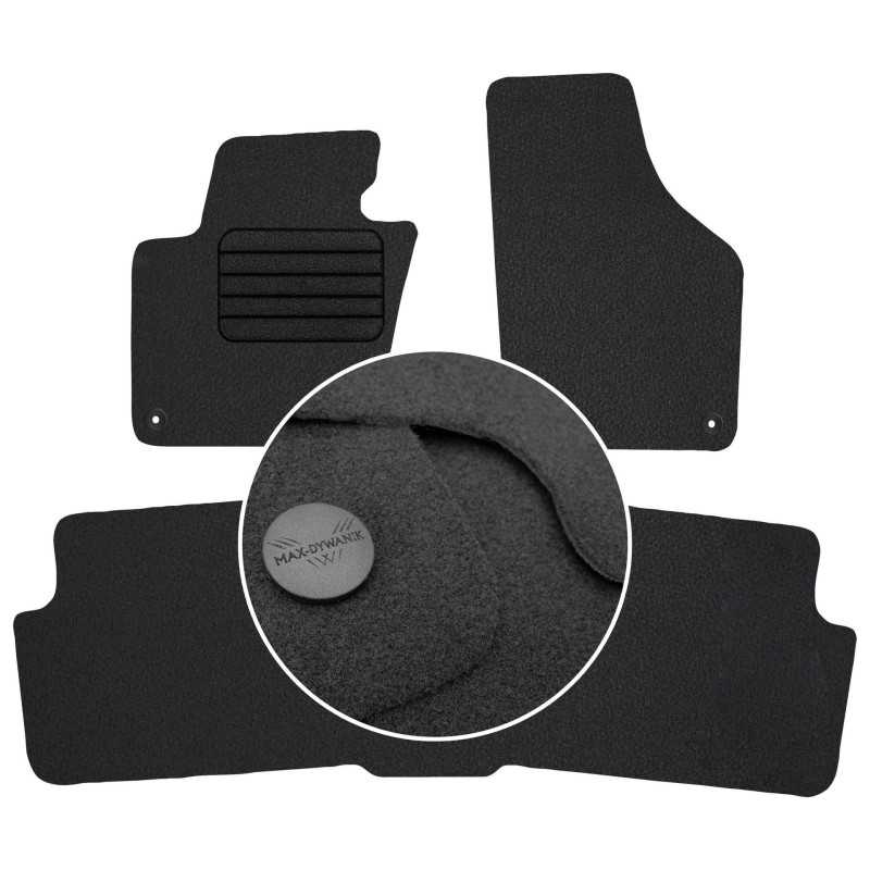 Volkswagen Sharan II 5 vietų 2010- Veliūriniai kilimėliai MAX-DYWANIK