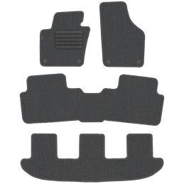 Volkswagen Sharan II 7 vietos 2010- Veliūriniai kilimėliai MAX-DYWANIK