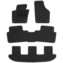 Volkswagen Sharan II 7 vietos 2010- Veliūriniai kilimėliai MAX-DYWANIK