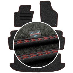 Volkswagen Sharan II 7 vietos 2010- Veliūriniai kilimėliai MAX-DYWANIK