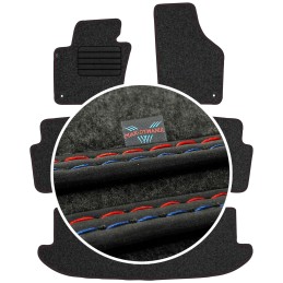 Volkswagen Sharan II 7 vietos 2010- Veliūriniai kilimėliai MAX-DYWANIK