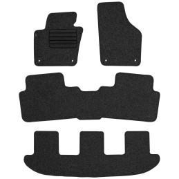 Volkswagen Sharan II 7 vietos 2010- Veliūriniai kilimėliai MAX-DYWANIK