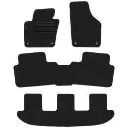 Volkswagen Sharan II 7 vietos 2010- Veliūriniai kilimėliai MAX-DYWANIK