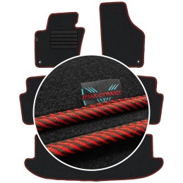 Volkswagen Sharan II 7 vietos 2010- Veliūriniai kilimėliai MAX-DYWANIK