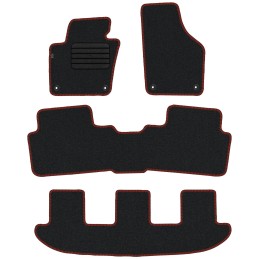 Volkswagen Sharan II 7 vietos 2010- Veliūriniai kilimėliai MAX-DYWANIK