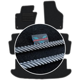 Volkswagen Sharan II 7 vietos 2010- Veliūriniai kilimėliai MAX-DYWANIK