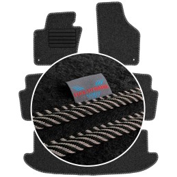 Volkswagen Sharan II 7 vietos 2010- Veliūriniai kilimėliai MAX-DYWANIK