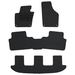 Volkswagen Sharan II 7 vietos 2010- Veliūriniai kilimėliai MAX-DYWANIK