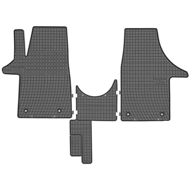 Volkswagen T5 (1 eilė) 2003-2015 Guminiai kilimėliai FROGUM D0073