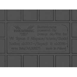 Volkswagen Tiguan Allspace 2017- Guminiai kilimėliai MAX-MAT 805271