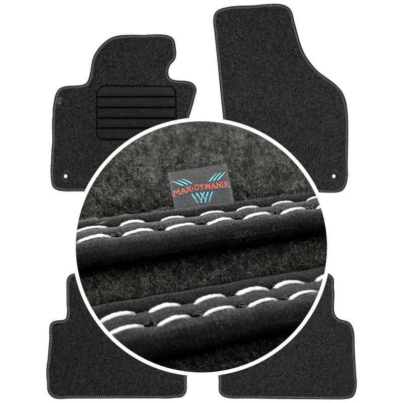 Volkswagen Tiguan I 2007-2015 Veliūriniai kilimėliai MAX-DYWANIK