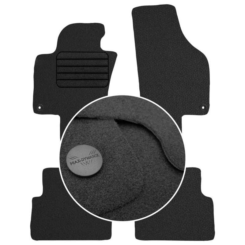 Volkswagen Tiguan I 2007-2015 Veliūriniai kilimėliai MAX-DYWANIK