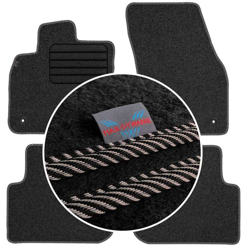 Volkswagen Tiguan II 2016- Veliūriniai kilimėliai MAX-DYWANIK