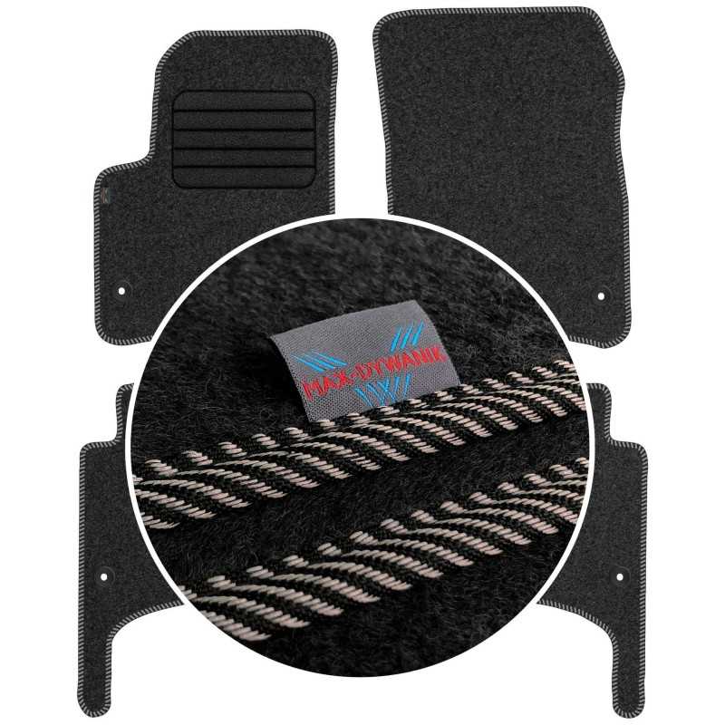 Volkswagen Touareg I 2002-2010 Veliūriniai kilimėliai MAX-MAT