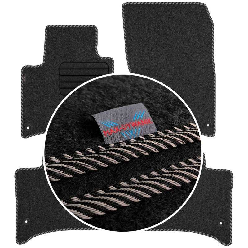 Volkswagen Touareg II 2010-2017 Veliūriniai kilimėliai MAX-MAT