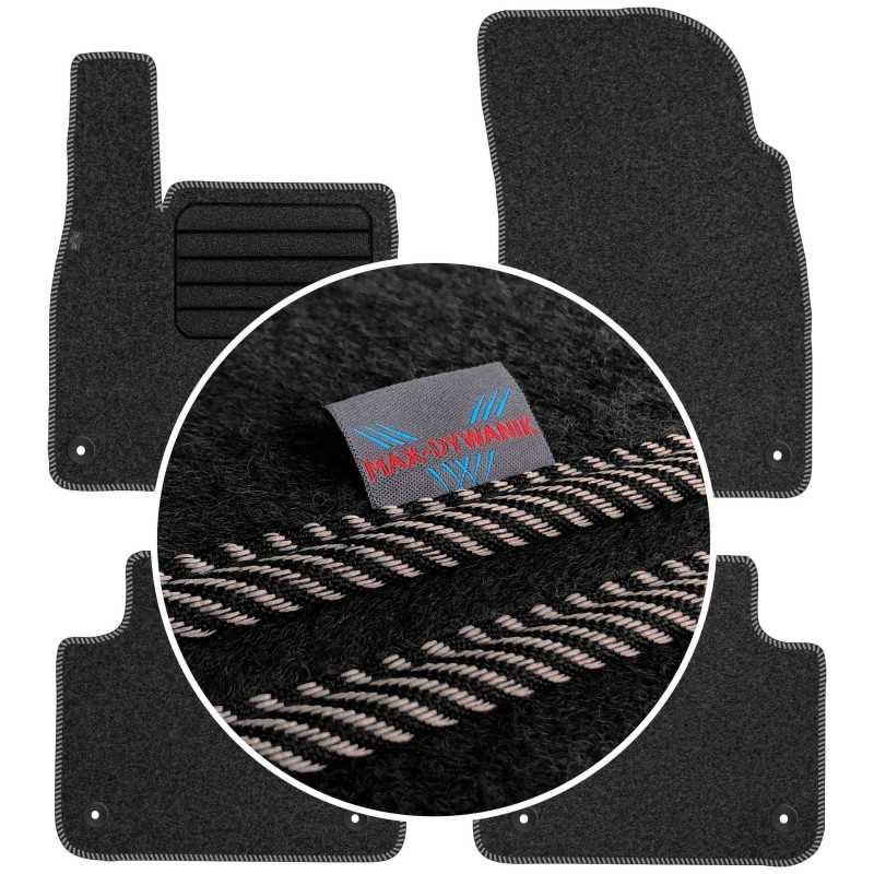 Volkswagen Touareg III 2018- Veliūriniai kilimėliai MAX-DYWANIK