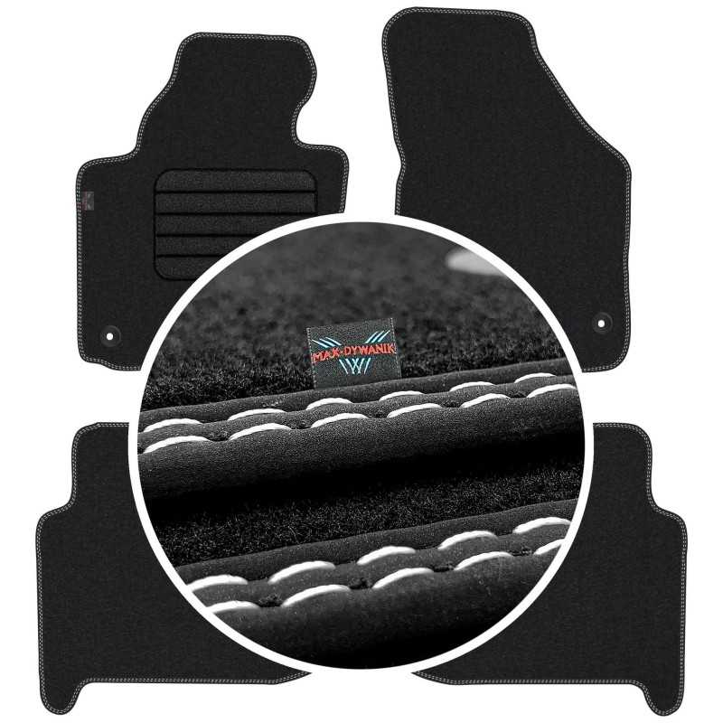 Volkswagen Touran I 5os 2003-2010 Veliūriniai kilimėliai MAX-DYWANIK
