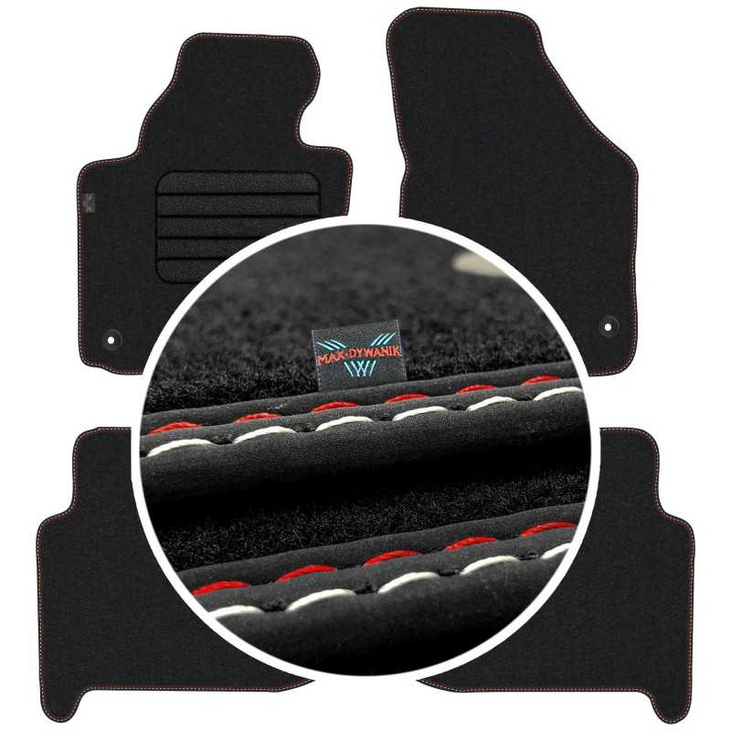 Volkswagen Touran I 5os 2003-2010 Veliūriniai kilimėliai MAX-DYWANIK