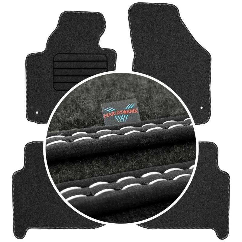 Volkswagen Touran I 5os 2003-2010 Veliūriniai kilimėliai MAX-DYWANIK