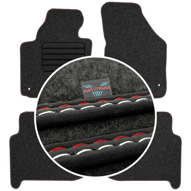 Volkswagen Touran I 5os 2003-2010 Veliūriniai kilimėliai MAX-DYWANIK