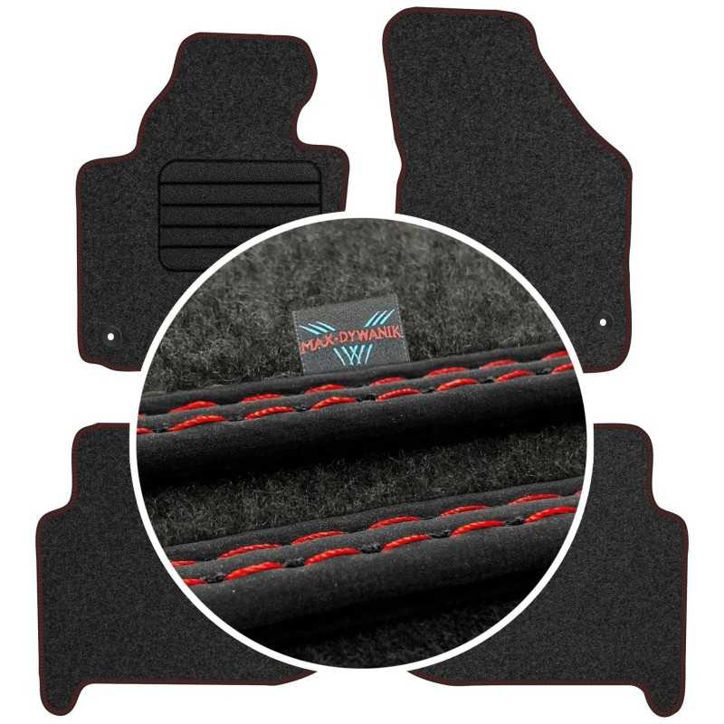 Volkswagen Touran I 5os 2003-2010 Veliūriniai kilimėliai MAX-DYWANIK