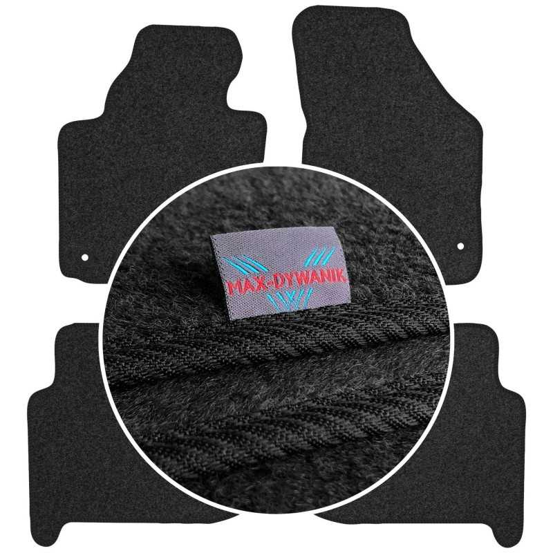 Volkswagen Touran I 5os 2003-2010 Veliūriniai kilimėliai MAX-DYWANIK