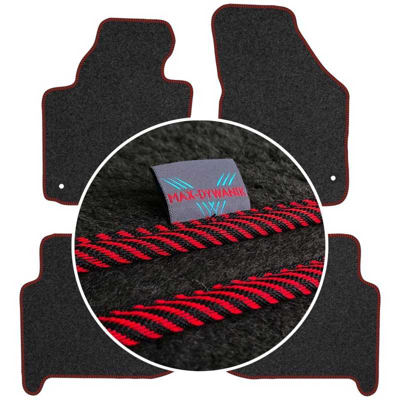 Volkswagen Touran I 5os 2003-2010 Veliūriniai kilimėliai MAX-DYWANIK