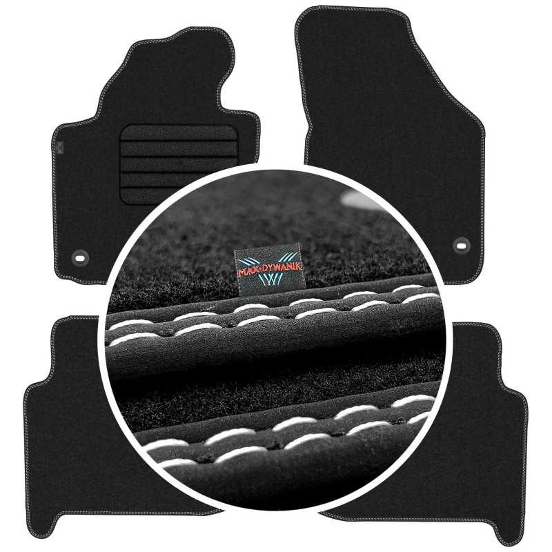 Volkswagen Touran I 5os 2003-2010 Veliūriniai kilimėliai MAX-DYWANIK