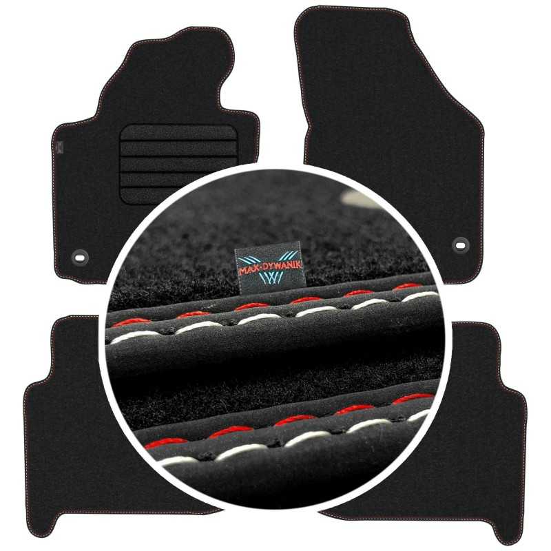 Volkswagen Touran I 5os 2003-2010 Veliūriniai kilimėliai MAX-DYWANIK