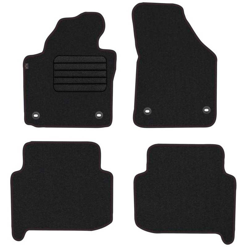 Volkswagen Touran I 5os 2003-2010 Veliūriniai kilimėliai MAX-DYWANIK