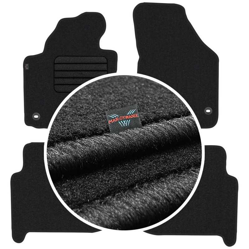 Volkswagen Touran I 5os 2003-2010 Veliūriniai kilimėliai MAX-DYWANIK