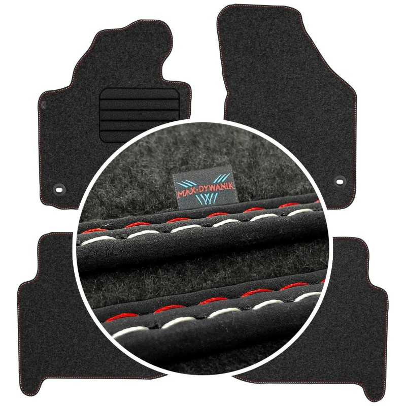 Volkswagen Touran I 5os 2003-2010 Veliūriniai kilimėliai MAX-DYWANIK