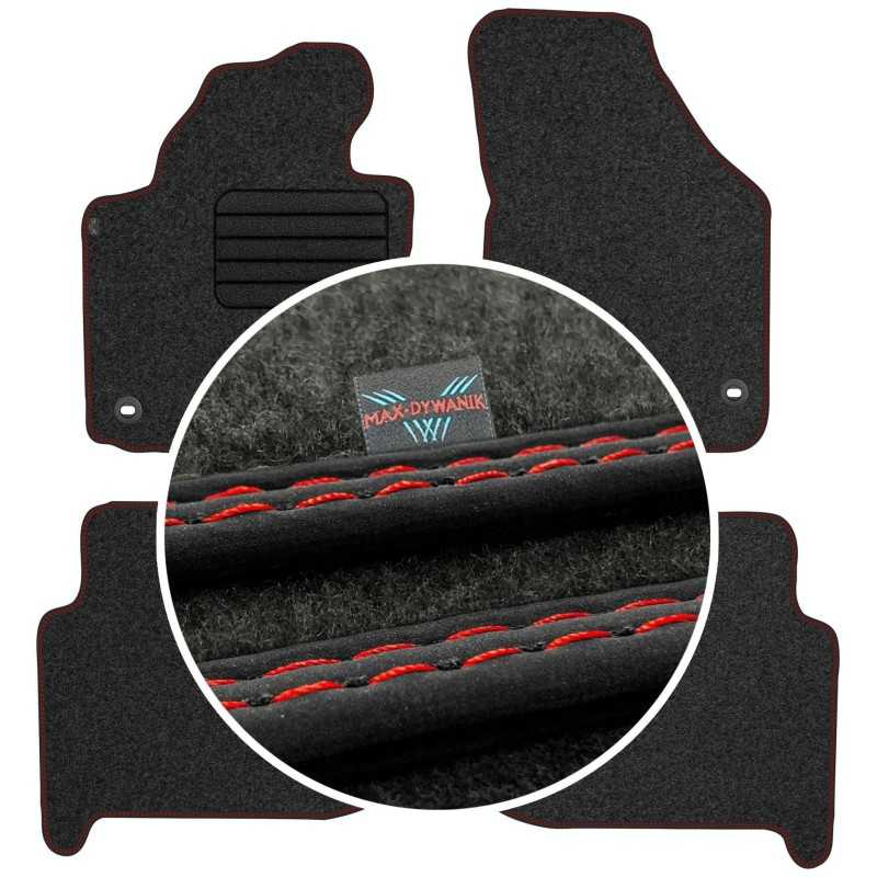 Volkswagen Touran I 5os 2003-2010 Veliūriniai kilimėliai MAX-DYWANIK