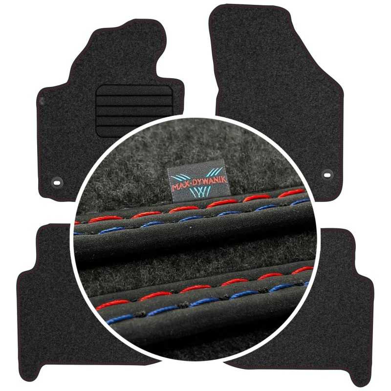 Volkswagen Touran I 5os 2003-2010 Veliūriniai kilimėliai MAX-DYWANIK