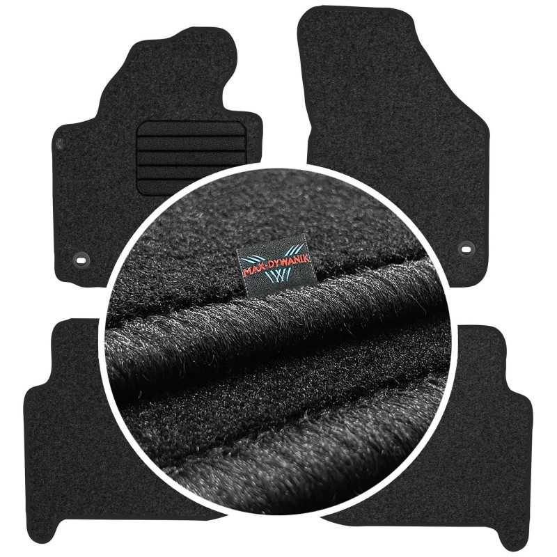 Volkswagen Touran I 5os 2003-2010 Veliūriniai kilimėliai MAX-DYWANIK