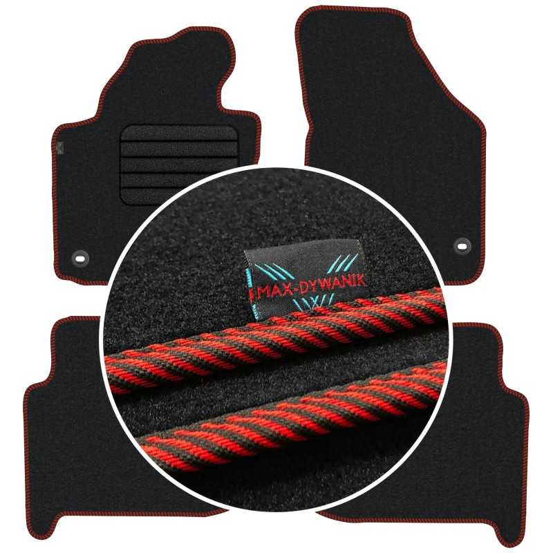 Volkswagen Touran I 5os 2003-2010 Veliūriniai kilimėliai MAX-DYWANIK
