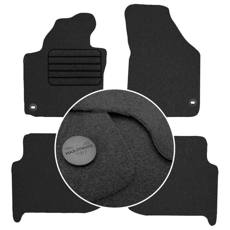 Volkswagen Touran I 5os 2003-2010 Veliūriniai kilimėliai MAX-DYWANIK