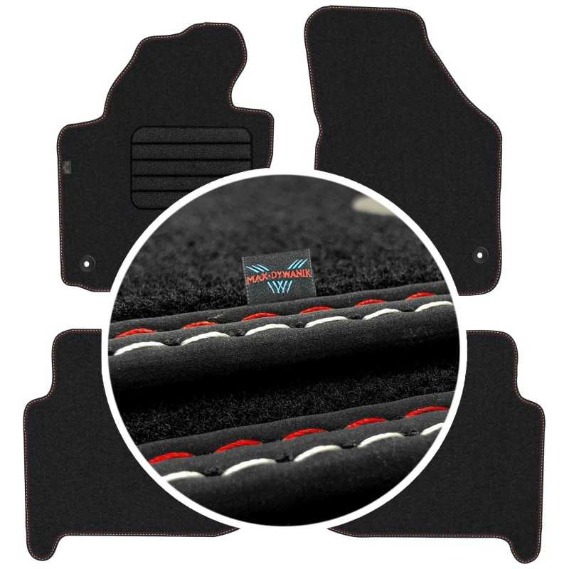 Volkswagen Touran I FL 5os 2010-2015 Veliūriniai kilimėliai MAX-DYWANIK