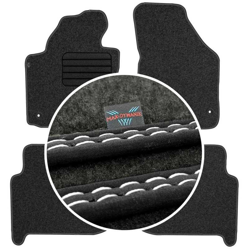 Volkswagen Touran I FL 5os 2010-2015 Veliūriniai kilimėliai MAX-DYWANIK