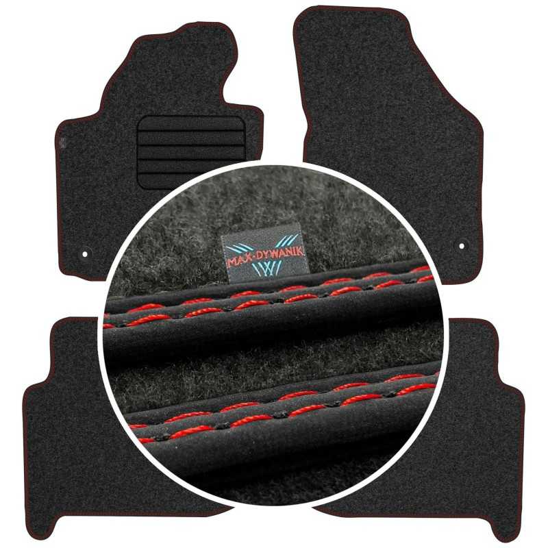 Volkswagen Touran I FL 5os 2010-2015 Veliūriniai kilimėliai MAX-DYWANIK